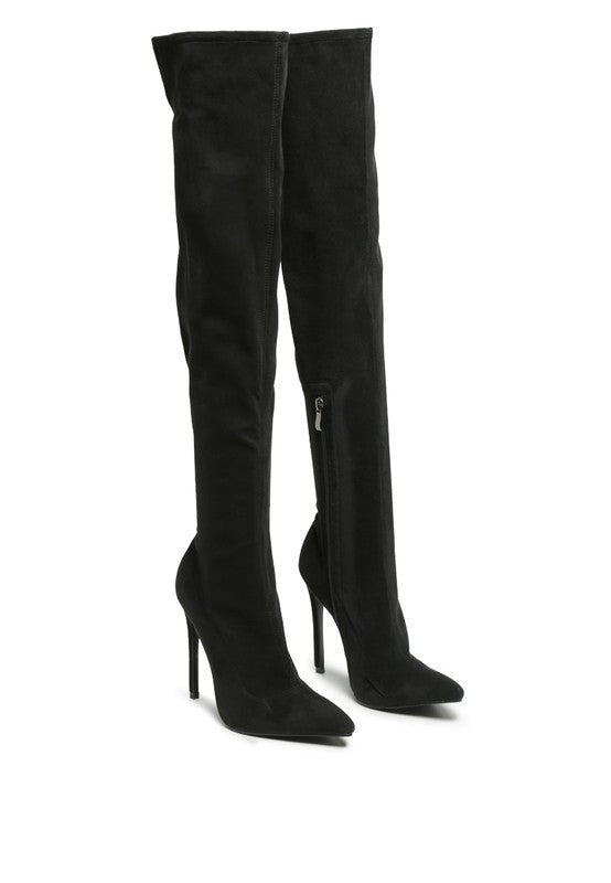 MADMAN STRETCH HIGH HEEL VELVET BOOT