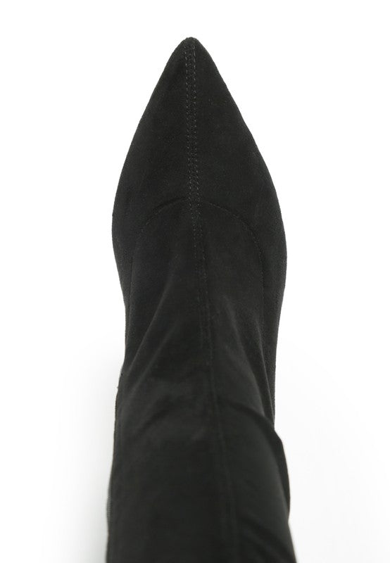 MADMAN STRETCH HIGH HEEL VELVET BOOT