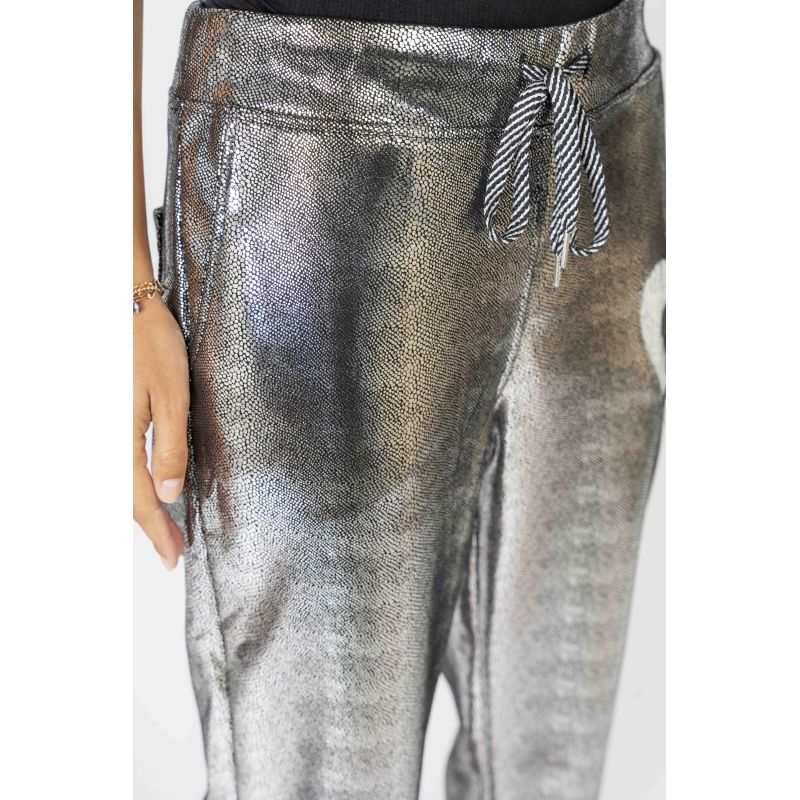 Shimmer Jegging with Heat Detail